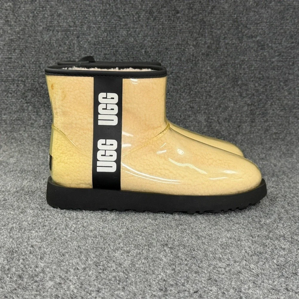 UGG Classic Clear Mini Boots Women's 9 Shearling Waterproof Winter Snow Shoes